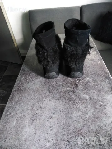 Меки топли велурени ботуши /апрески /, снимка 4 - Дамски боти - 49402941