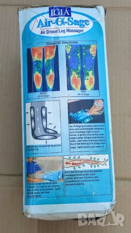 Лимфопреса / въздушен масажор за крака / лимфотрон / , снимка 8 - Масажори - 51305997
