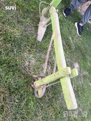 Дървено рало , снимка 2 - Антикварни и старинни предмети - 54015395