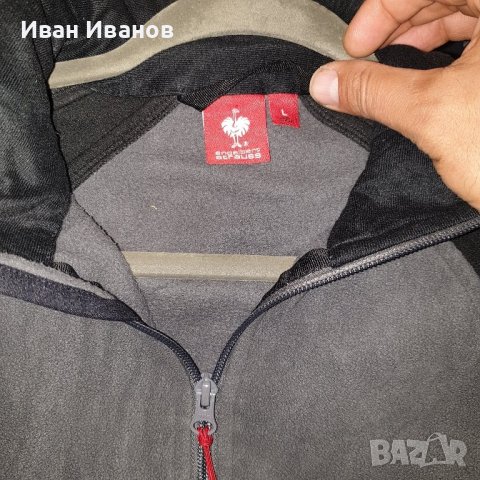 Engelbert Strauss Мъжки поларен пуловер Troyer dryplexx размер Л, снимка 6 - Спортни дрехи, екипи - 42882648