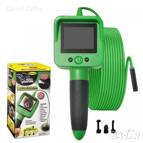 Водоустойчив ендоскоп-мини камера за инспекция с цветен LCD екран IP29, снимка 4 - Друга електроника - 38095702