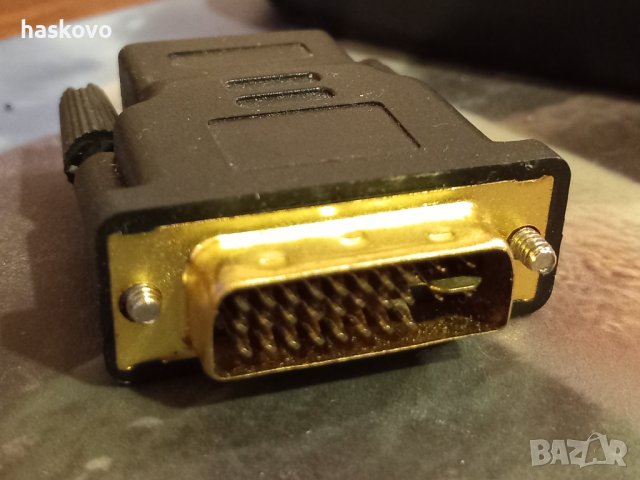 Букса преходник от HDMI към DVI, снимка 1 - Други - 17503325