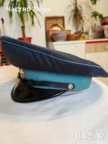 Българска ВВС Военна Пилотска Парадна Фуражка Шапка , снимка 2 - Антикварни и старинни предмети - 47469690