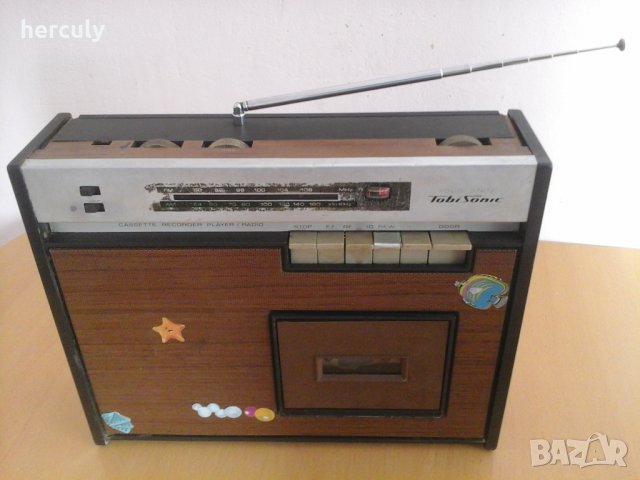 Tobi Sonic japan радио касетофон радиокасетофон, снимка 1 - Радиокасетофони, транзистори - 31023977