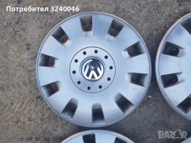 4бр. Оригинални тасове за Фолксваген 16 цола, снимка 2 - Аксесоари и консумативи - 54155377