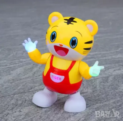 Тигър танцуващ,детска занимателна играчка, снимка 3 - Електрически играчки - 48688458
