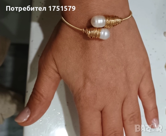 Нова гривна т естествени перли