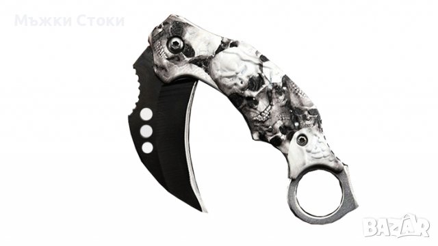 Малък Нож Карамбит, 4 цвята модел 9, снимка 2 - Ножове - 37657366