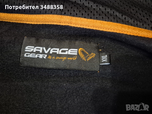 Суичър    Savage Gear Urban Zip Hoodie , снимка 10 - Спортна екипировка - 52943916