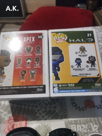 : Funko POP! Games: Apex Legends – Bangalore #546 (Оригинална фигурка)Нова Funko POP! Halo Infinite , снимка 2 - Фигурки - 54009599