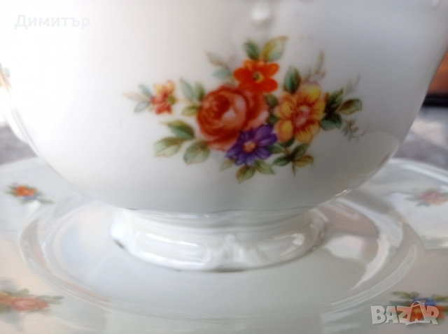 Порцелан посуда сосиера чиния плато супник салатиера сервиз, снимка 11 - Прибори за хранене, готвене и сервиране - 52897271