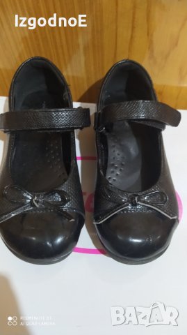 30н черни пантофки, черни обувки с лепка , снимка 4 - Детски обувки - 38581880