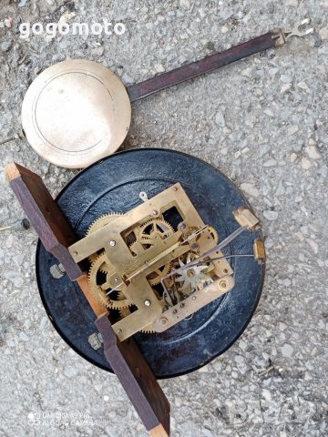 часовник "JUNGHANS" + махало, Стар, ретро винтидж арт старинен античен стенен часовник, маховик , снимка 15 - Антикварни и старинни предмети - 37477488