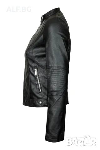 Дамско кожено яке 4201, снимка 5 - Якета - 48899705