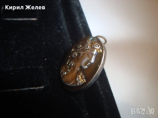 РЕТРО КАМЕЯ МЕДАЛЬОН 3205, снимка 2 - Колиета, медальони, синджири - 30580738