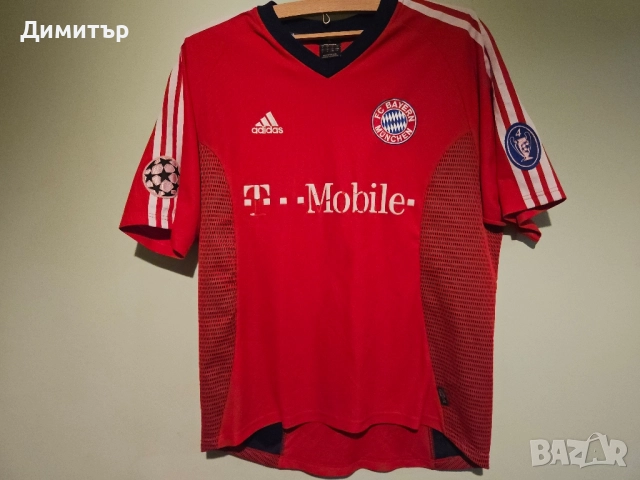 Adidas Michael Ballack Bayern Munich #13 2001 Soccer Jersey Shirt L football футболна тениска джърси, снимка 2 - Футбол - 52059670