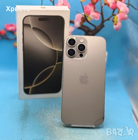 Apple iPhone 16 Pro Max, 256GB, 5G, Natural Titanium   , снимка 3 - Apple iPhone - 52924938