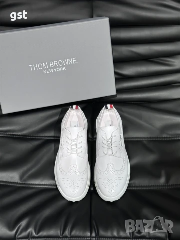 Уникални Редки дизайнерски Thom Browne мъжки маратонки спортни обувки, снимка 10 - Спортно елегантни обувки - 50489289
