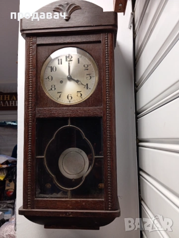 Стенен часовник, снимка 3 - Антикварни и старинни предмети - 54320874