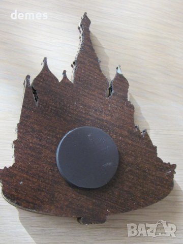 Автентичен дървен 3D магнит от Москва, Русия-серия-, снимка 6 - Колекции - 39247603