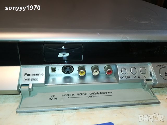 panasonic dmr-eh56eg-s HDD/DVD внос germany 0408212144, снимка 9 - Плейъри, домашно кино, прожектори - 33725807