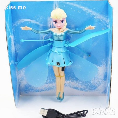 Детска кукла Летяща фея Flying Fairy, Elsa, снимка 6 - Кукли - 30124284