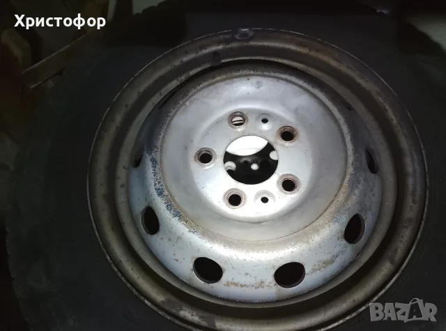 4бр. зимни гуми lassa с железни джанти 195/70R15 C, снимка 16 - Гуми и джанти - 56202645