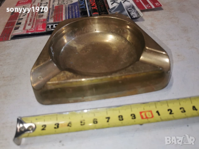 МАСИВЕН ПЕПЕЛНИК-МЕД/МЕСИНГ 2303261700LCHERY1, снимка 17 - Антикварни и старинни предмети - 53948859