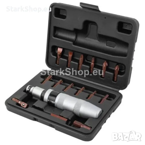 Ударна Отвертка с Накрайници FORCEKRAFT 17части от Хром-ванадиева Стомана, снимка 2 - Отвертки - 50318195