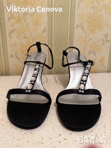 Черни сандали, 42 номер, снимка 1