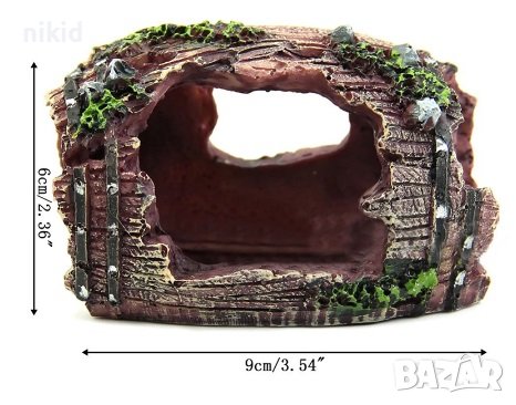 Пещера Бъчва къщичка къща на спондж боб Спонджбоб Квадратни гащи spongebob игра украса аквариум, снимка 2 - Други - 38522182