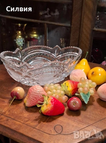 Кристална купа, снимка 13 - Декорация за дома - 52680142
