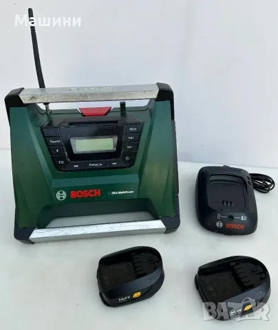 Bosch PRA Mulipower - Акумулаторно радио с bluetooth 2 батерии и зарядно