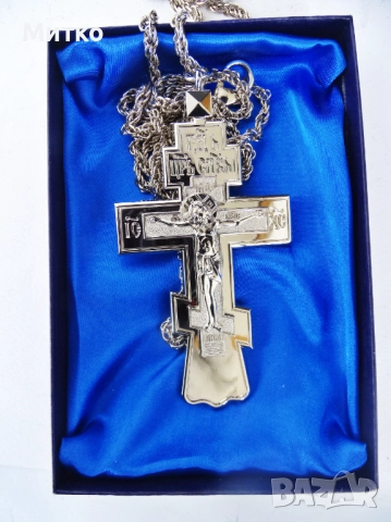 НОВ Свещенически, попски бронзов нагръден кръст 2, снимка 10 - Антикварни и старинни предмети - 51817856