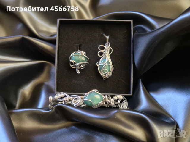 Ръчно изработени бижута, снимка 5 - Бижутерийни комплекти - 51791616