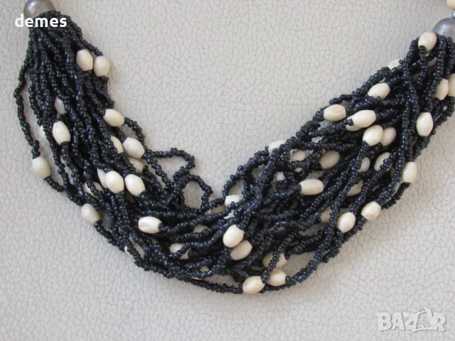 Традиционен индийско гердан-комбинация от пясъчна мъниста, снимка 10 - Колиета, медальони, синджири - 48350286