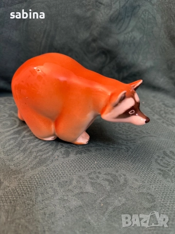 Статуетка „Енот“. ЛФЗ „Ломоносов, снимка 7 - Статуетки - 52999115