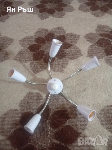 , Полюлей с пет фасунки , снимка 3 - Полилеи - 52451349