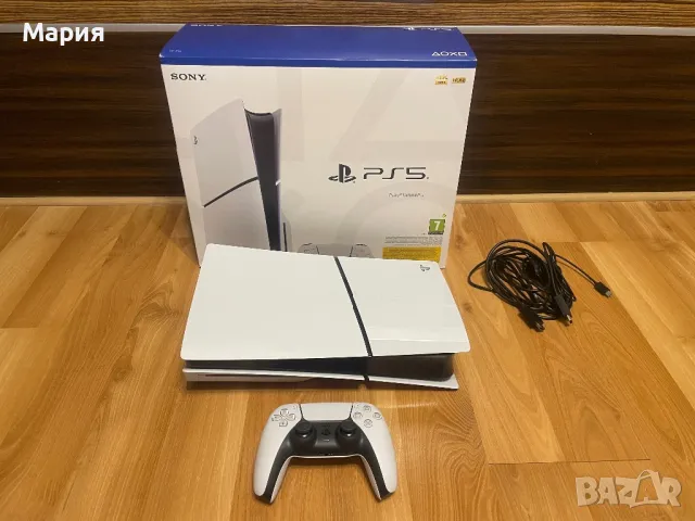 Playstation 5 slim disc edition с гаранция, снимка 1 - PlayStation конзоли - 48218467