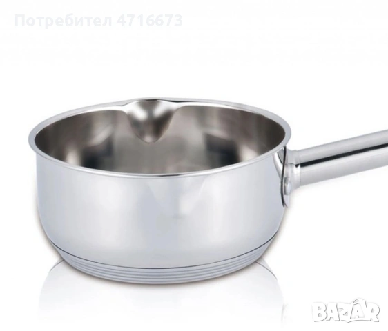 Касерола Voltz ,16 см, 1.4 литра, Инокс, снимка 2 - Съдове за готвене - 53194037