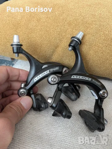 Ретро Шосейни Челюсти Campagnolo Veloce Черни