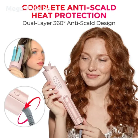 Автоматична въртяща се маша TYMO CURLPRO PLUS, снимка 2 - Маши за коса - 56038471