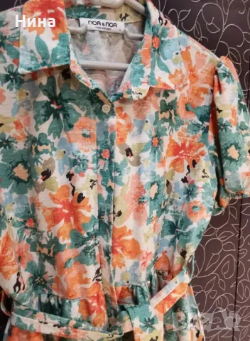 Красива флорална рокля Noa&Noa., снимка 5 - Рокли - 50214702