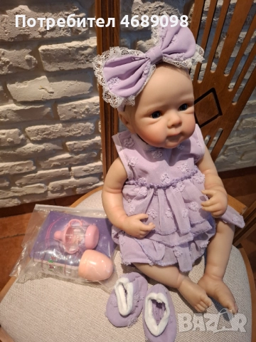  Реалистична  кукла реборн , снимка 3 - Кукли - 52866022
