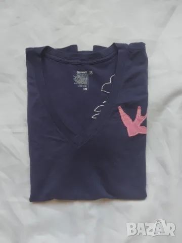 Old Navy оригинална дамска тениска - ОТЛИЧНА! XS-S размер, снимка 5 - Тениски - 55779649