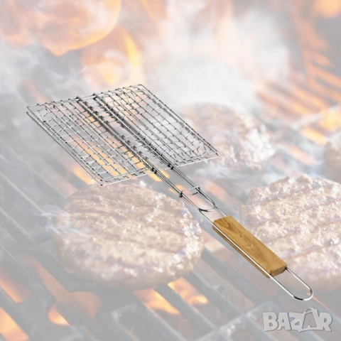 Скара за барбекю за бургери 22.5x20x52см, снимка 5 - Други - 52137852
