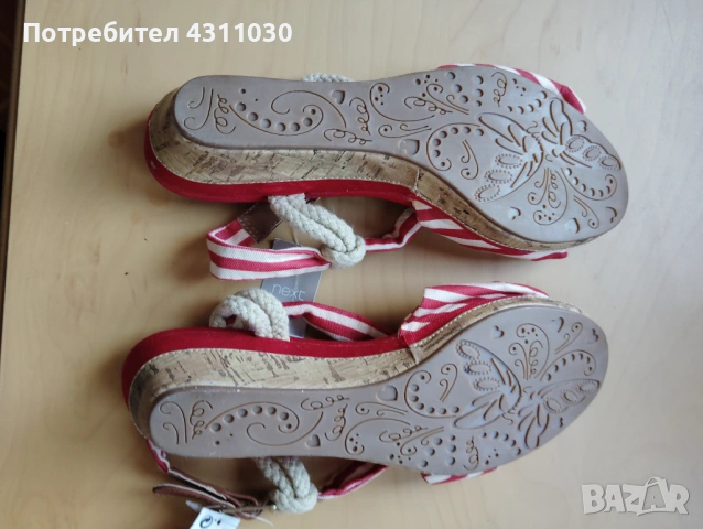 Нови сандали от плат Next , снимка 8 - Детски сандали и чехли - 53408890