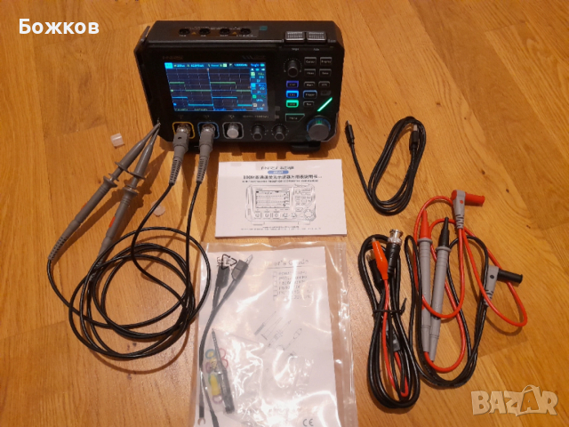 FNIRSI 2D15P осцилоскоп, мултиметър и сигнален генератор 3 в 1, 100 MHz