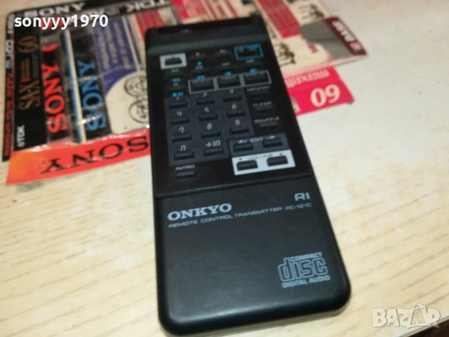 ONKYO R1 RC-121C CD/TAPE REMOTE CONTROL-ВНОС SWISS 2110251536, снимка 4 - Декове - 52132100