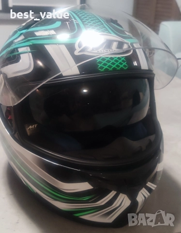 каска MT helmets Blade SV Reborn full face размер XL, снимка 5 - Аксесоари и консумативи - 52067724